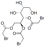 D-glucitol tris(bromoacetate) Structure