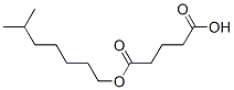 isooctyl hydrogen glutarate Struktur