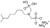 diammonium dihydrogen [(isononylimino)bis(methylene)]bisphosphonate Struktur