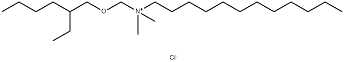 dodecyl[[(2-ethylhexyl)oxy]methyl]dimethylammonium chloride Structure