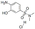 4-amino-3-hydroxy-N,N-dimethylbenzenesulphonamide monohydrochloride Structure