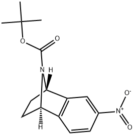 (1R,3S)-1,2,3,4-四氢-6-硝基 -萘-1,4-亚胺-9-羧酸叔丁酯, 942492-10-6, 结构式