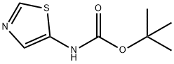チアゾール-5-イルカルバミン酸TERT-ブチル 化学構造式