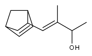 4-(ビシクロ[2.2.1]ヘプタ-5-エン-2-イル)-3-メチル-3-ブテン-2-オール 化学構造式
