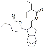 (octahydro-4,7-methano-1H-indenediyl)bis(methylene) bis(2-ethylbutyrate) 结构式