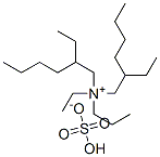 ethyl ethylbis(2-ethylhexyl)methylammonium sulphate 结构式