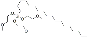 6-(2-メトキシエトキシ)-6-オクタデシル-2,5,7,10-テトラオキサ-6-シラウンデカン 化学構造式