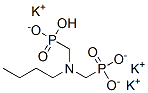 tripotassium hydrogen [(butylimino)bis(methylene)]bisphosphonate 结构式