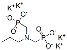 tetrapotassium [(propylimino)bis(methylene)]diphosphonate Structure