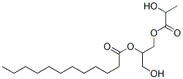 lauric acid, monoester with glycerol monolactate Structure
