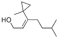 6-methyl-3-(1-methylcyclopropyl)hept-2-en-1-ol Struktur