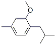 2-メトキシ-4-メチル-1-(2-メチルプロピル)ベンゼン 化学構造式