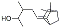 5-(3,3-dimethylbicyclo[2.2.1]hept-2-ylidene)-3-methylpentan-2-ol Struktur