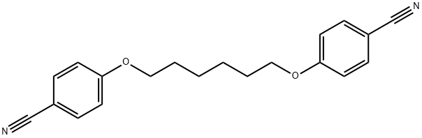 4,4'-(ヘキサメチレンビスオキシ)ビスベンゾニトリル 化学構造式