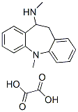 10,11-dihydro-N,5-dimethyl-5H-dibenz[b,f]azepin-10-amine oxalate Structure