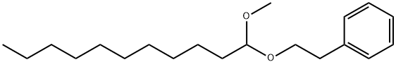 [2-[(1-methoxyundecyl)oxy]ethyl]benzene Struktur