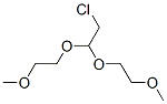 2-クロロ-1,1-ビス(2-メトキシエトキシ)エタン 化学構造式