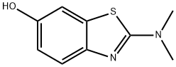 2-(ジメチルアミノ)ベンゾチアゾール-6-オール 化学構造式