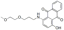 1-hydroxy-4-[[3-(2-methoxyethoxy)propyl]amino]anthraquinone Structure