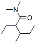 2-エチル-N,N,3-トリメチルペンタンアミド 化学構造式