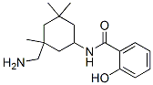 N-[3-(aminomethyl)-3,5,5-trimethylcyclohexyl]salicylamide  Struktur