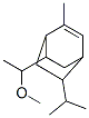 7-(1-methoxyethyl)-2-methyl-5-(1-methylethyl)bicyclo[2.2.2]oct-2-ene Struktur