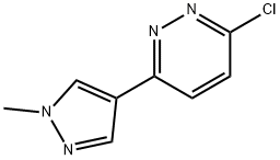 3-氯-6-(1-甲基-1H-4-吡唑基)哒嗪 结构式