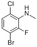 BENZENAMINE,3-BROMO-6-CHLORO-2-FLUORO-N-METHYL- Structure