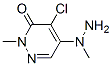 4-Chloro-2-methyl-5-(1-methylhydrazino)-3(2H)-pyridazinone Structure