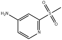 2-甲砜基-4-氨基吡啶 结构式