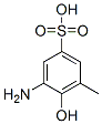 3-アミノ-4-ヒドロキシ-5-メチルベンゼンスルホン酸 化学構造式