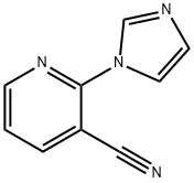 2-咪唑基-1-基吡啶-3-甲腈, 94448-88-1, 结构式