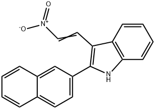 2-(2-NAPHTHYL)-3-(2-NITROETHENYL)INDOLE Struktur