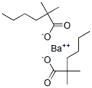 barium dimethylhexanoate Struktur