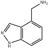 4-(氨基甲基)-1H-吲唑 结构式