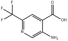 5-Amino-2-trifluoromethyl-isonicotinic acid Struktur