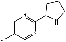 5-Chloro-2-(2-pyrrolidinyl)pyrimidine Structure