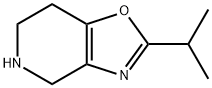 2-ISOPROPYL-4,5,6,7-TETRAHYDRO[1,3]OXAZOLO[4,5-C]PYRIDINE 结构式