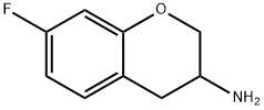 2H-1-BENZOPYRAN-3-AMINE,7-FLUORO-3,4-DIHYDRO Structure