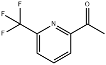 1-[6-(三氟甲基)-2-吡啶基]乙酮 结构式