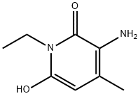 3-氨基-1-乙基-6-羟基-4-甲基-2-吡啶酮 结构式