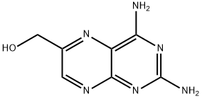 2,4-二氨基-6-羟甲基蝶啶 结构式