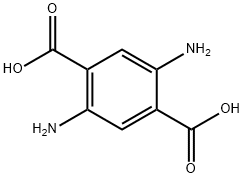 2,5 - 二氨基对苯二甲酸, 945-30-2, 结构式
