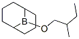 9-Borabicyclo[3.3.1]nonane, 9-(2-methylbutoxy)- Structure