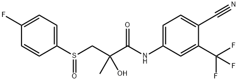 Bicalutamide Sulfoxide Struktur