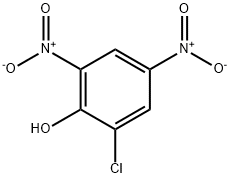2-氯-4,6-二硝基苯酚, 946-31-6, 结构式