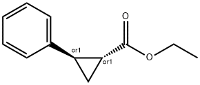 顺(反)-2-苯基环丙烷甲酸乙酯 结构式