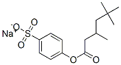 4-(3,5,5-トリメチルヘキサノイルオキシ)ベンゼンスルホン酸ナトリウム 化学構造式
