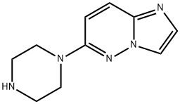 6-piperazin-1-ylimidazo[1,2-b]pyridazine hydrochloride Structure