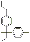 2-(p-プロピルフェニル)-2-p-トリルブタン 化学構造式